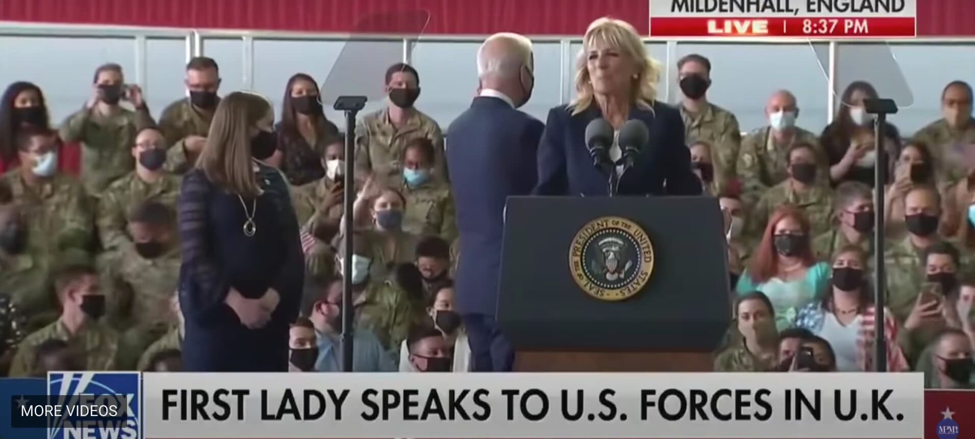 Commentary: First Lady Tells Biden To āPay Attentionā During Speech in UK