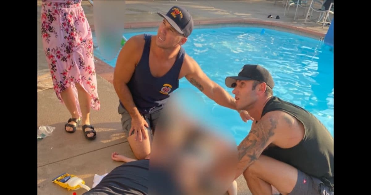 Paramedics Staying at Hotel Hear Mother's Screams, Jump Fence to Rescue Unresponsive Boy in Pool