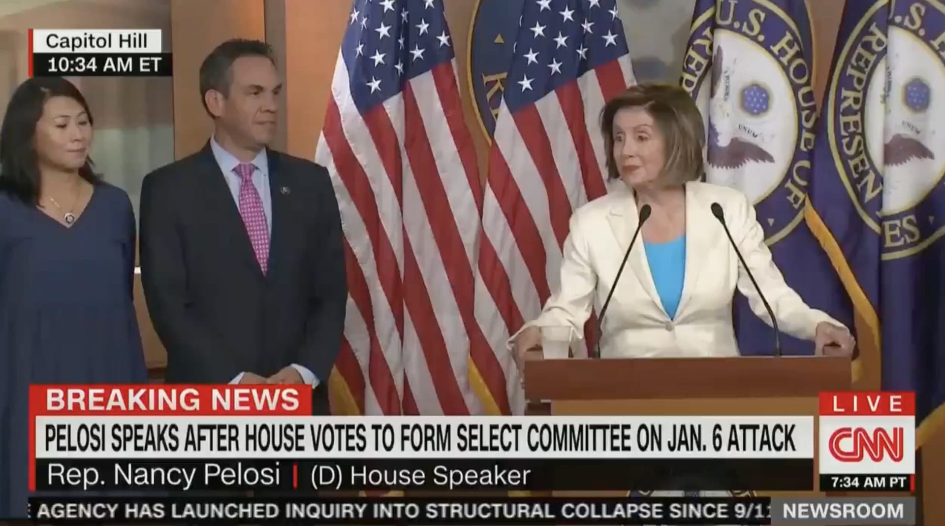 Pelosi Names 8 Members of Select Committee To Investigate Jan. 6 — Includes Cheney, Schiff