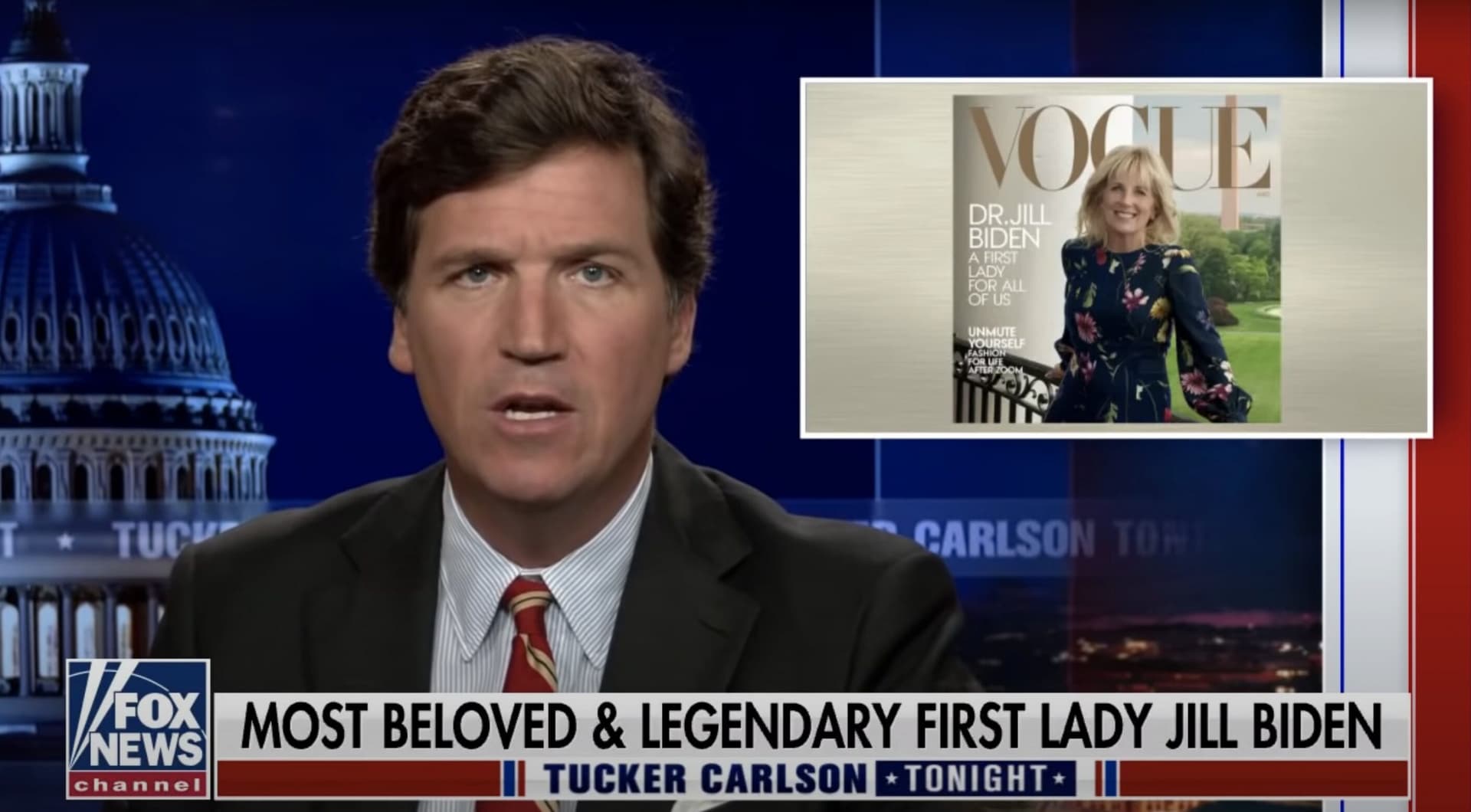 Tucker Carlson on Jill Bidenâs Vogue Profile: âCult of Personality Hero Worshipâ