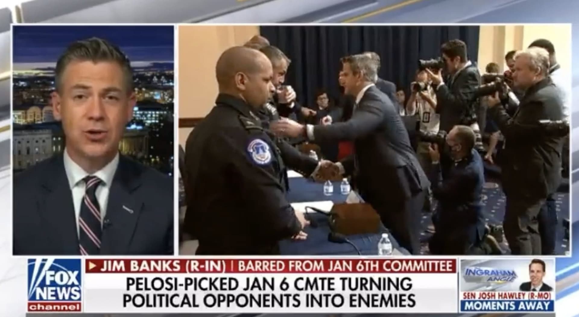 Rep. Banks Says Cheney and Kinzinger âWant Democrats to Remain in Controlâ