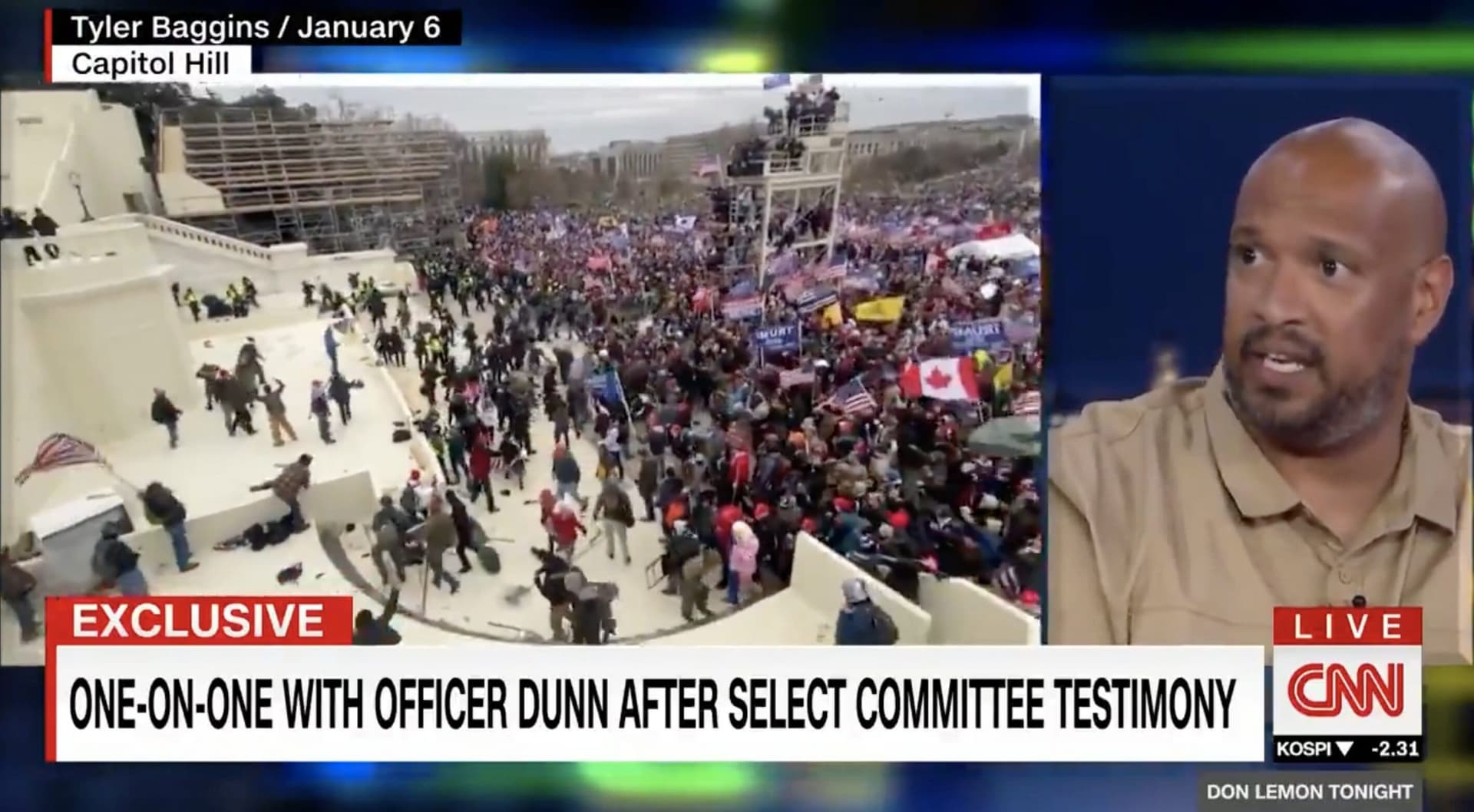 Capitol Police Officer: Attacks on Credibility Hurt âJust As Much Asâ Capitol Riot