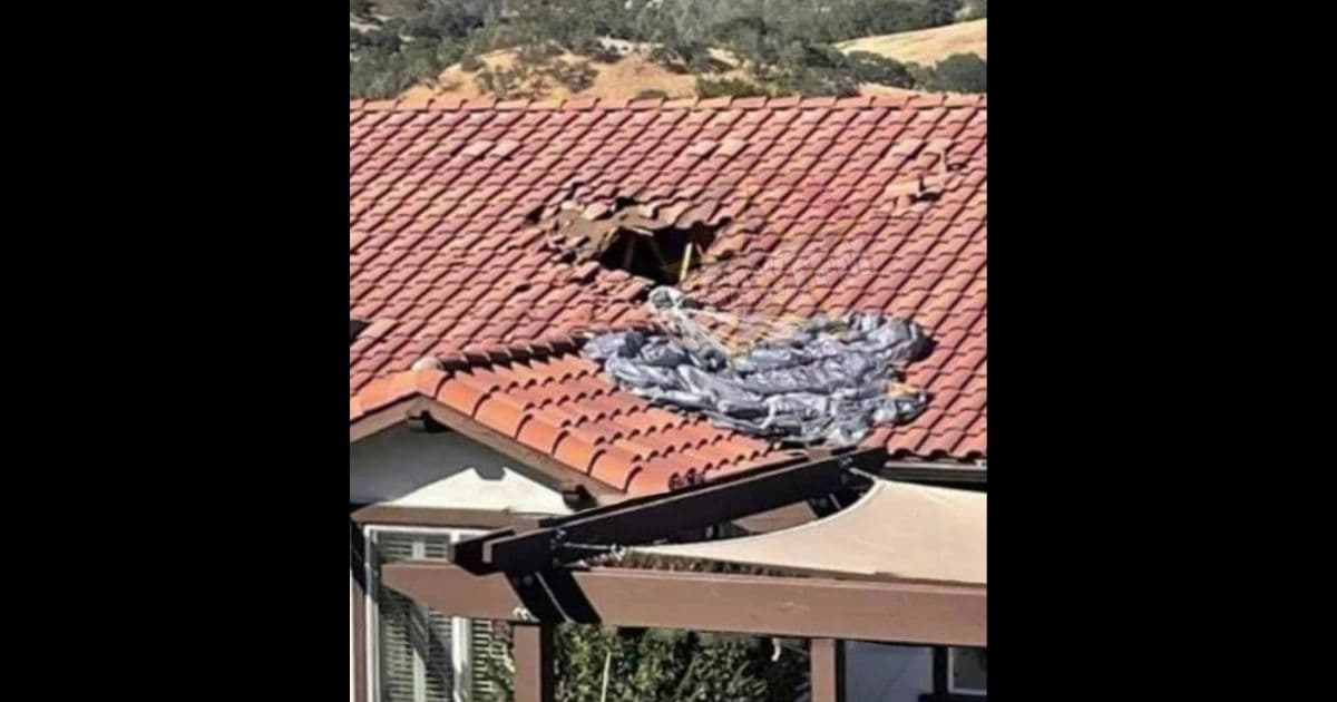 Soldier Smashes Through Roof of Home When Parachute Fails to Deploy After Jumping Out of Plane