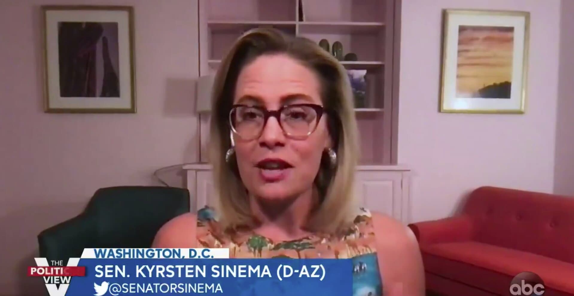 Sinema Claims Getting Rid of the Filibuster Would Lead To âVery Negative Restrictionsâ on Voting Rights