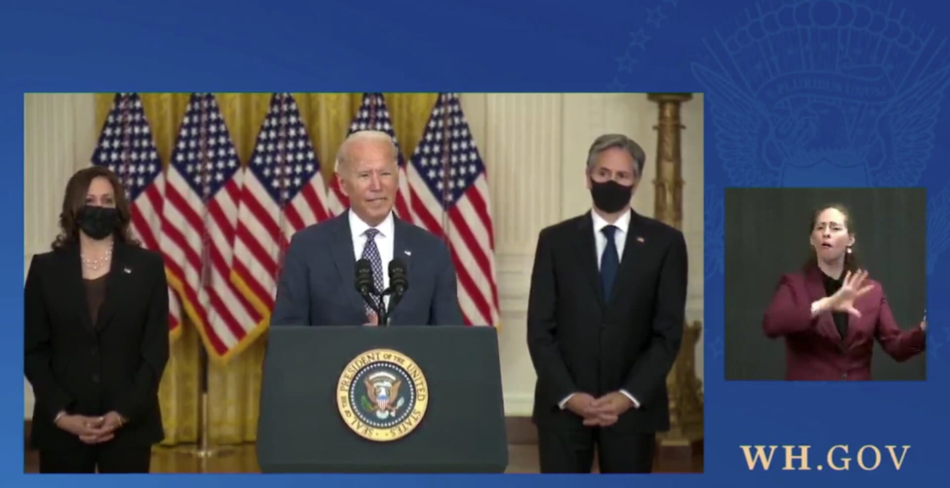 Biden Pressed on Why Civilians Were Not Evacuated From Afghanistan First