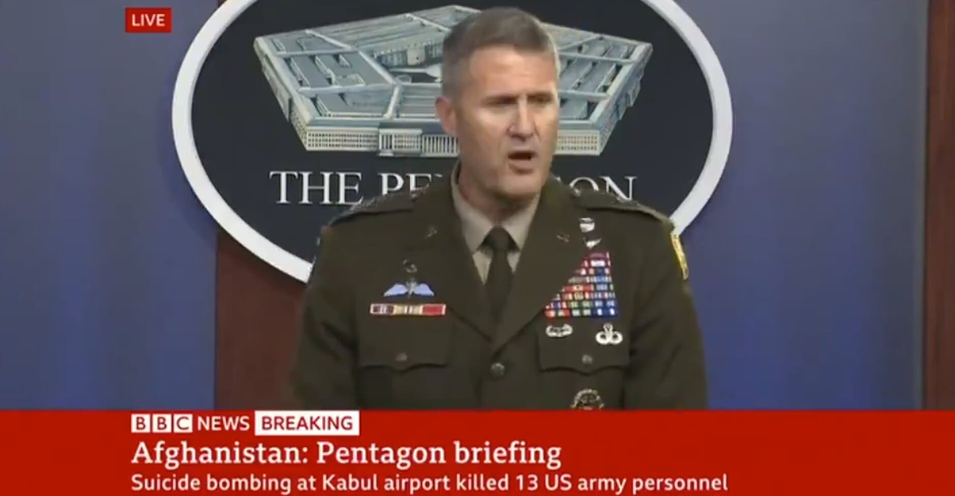 Pentagon Says It Does Not Believe There Was a Second Explosion in Kabul After ‘Incorrect’ Report