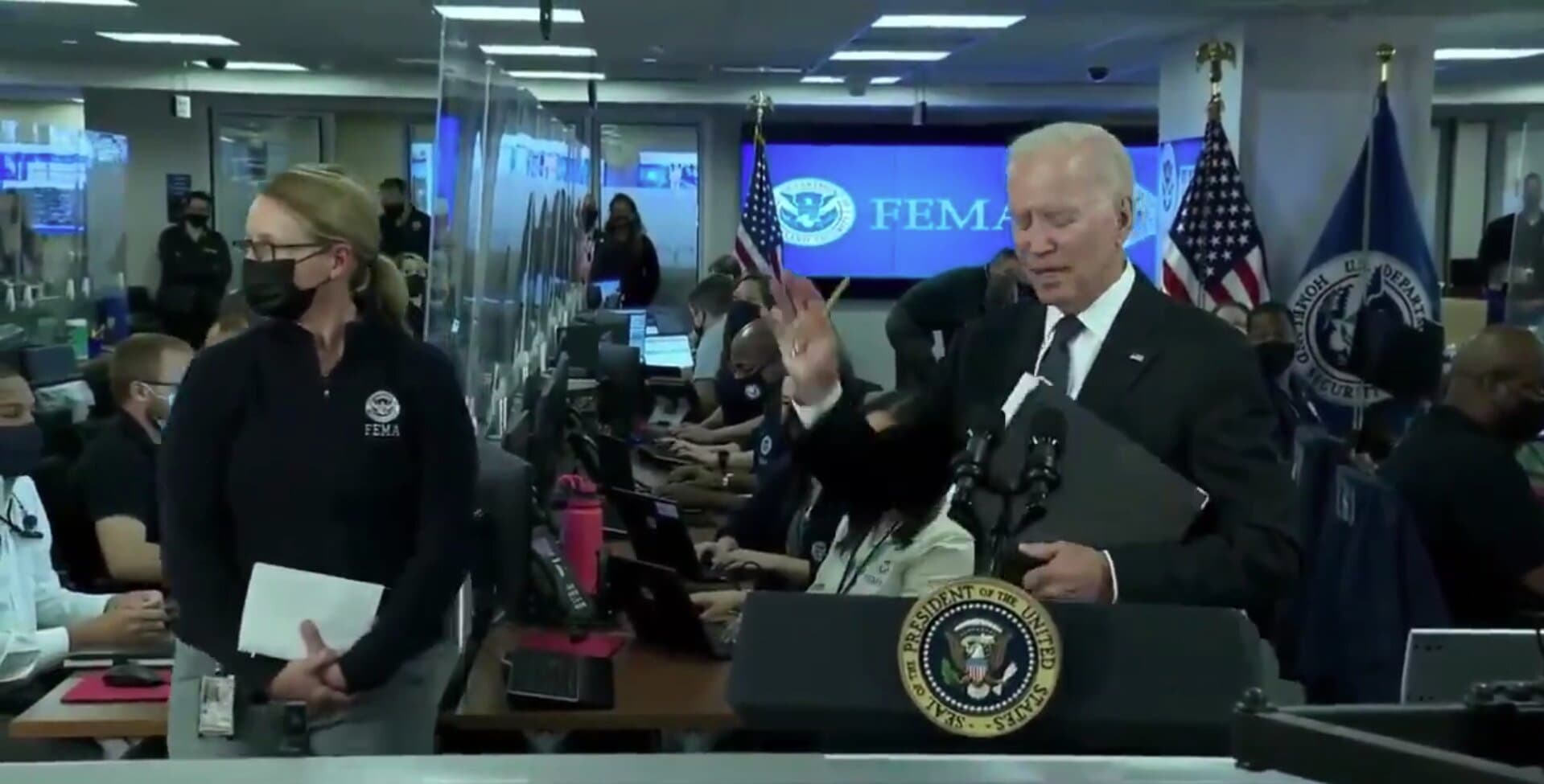 Biden Refuses To Answer Afghanistan Question During Trip To FEMA