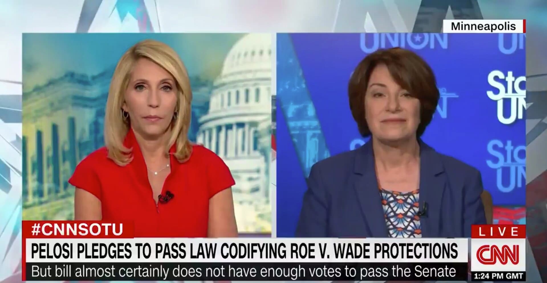 Klobuchar: Dems Should Abolish the Filibuster To Address Abortion Restrictions and ‘So Many Other Things’