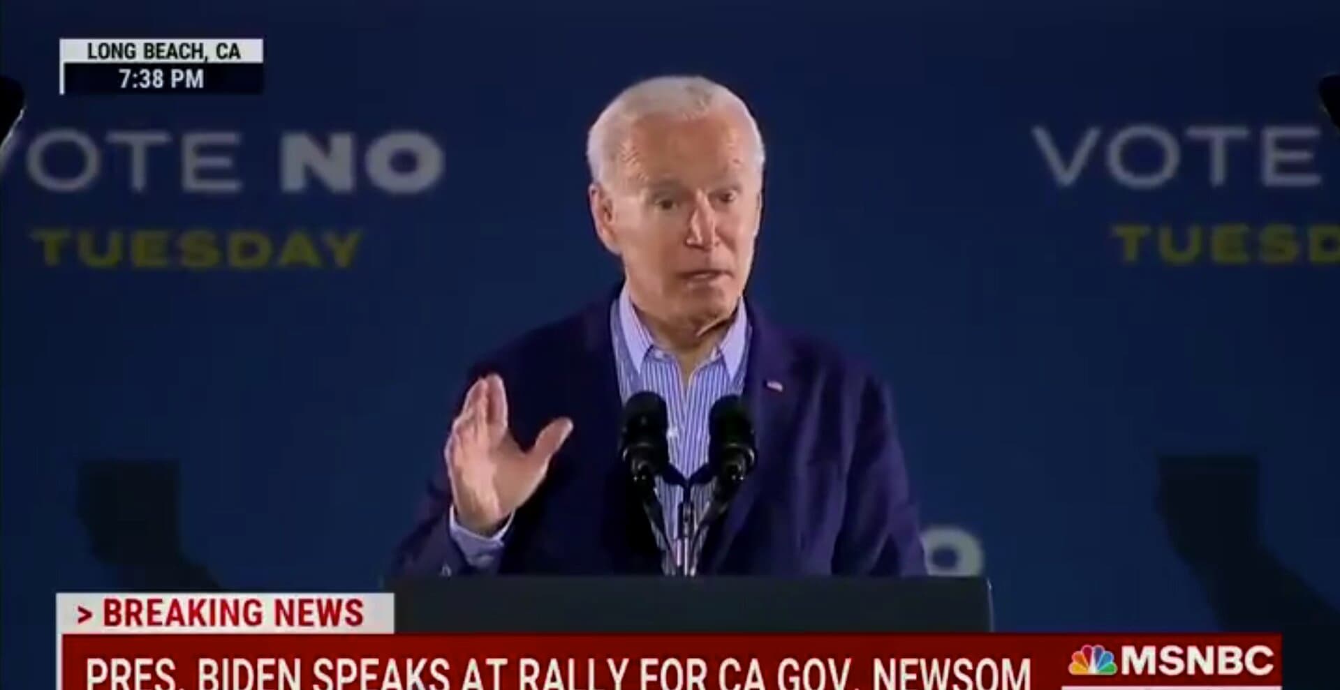 ‘Not a Joke’: Biden Says California Voters Will Get Newsom or ‘You’ll Get Donald Trump’