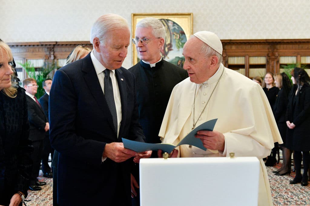 Biden Says Pope Told Him to Keep Taking Communion As Controversy Swirls Around Abortion Stance