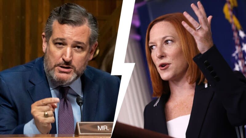 Psaki Mocks Ted Cruz — He Fires Back at the ‘Snarky Insults’