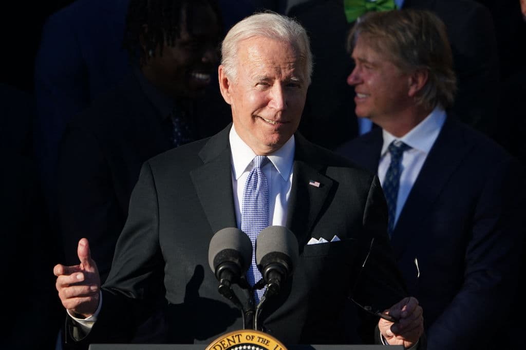 Twitter Users Notice Strange Detail on Bidenās Podium While He Speaks: The Presidential Seal Is Blurred