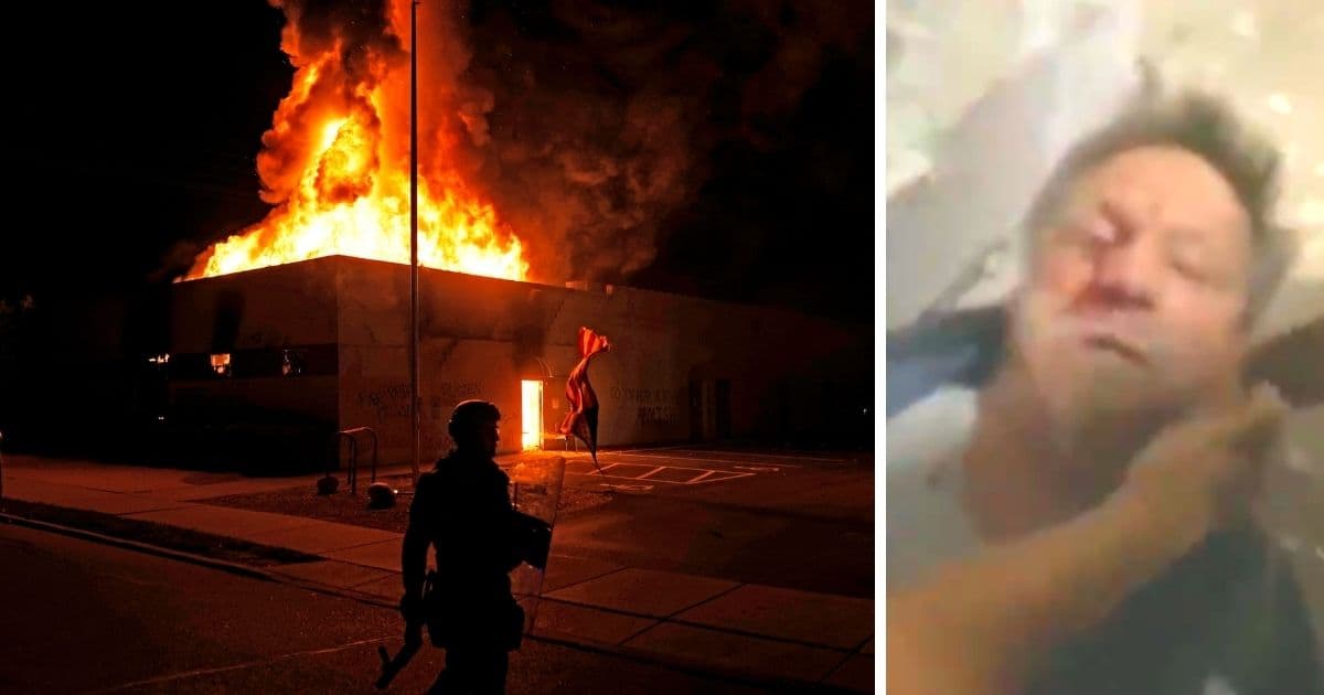 This Could've Been Kyle Rittenhouse: Kenosha Rioters Viciously Beat an Elderly Man Trying to Put Out Fires