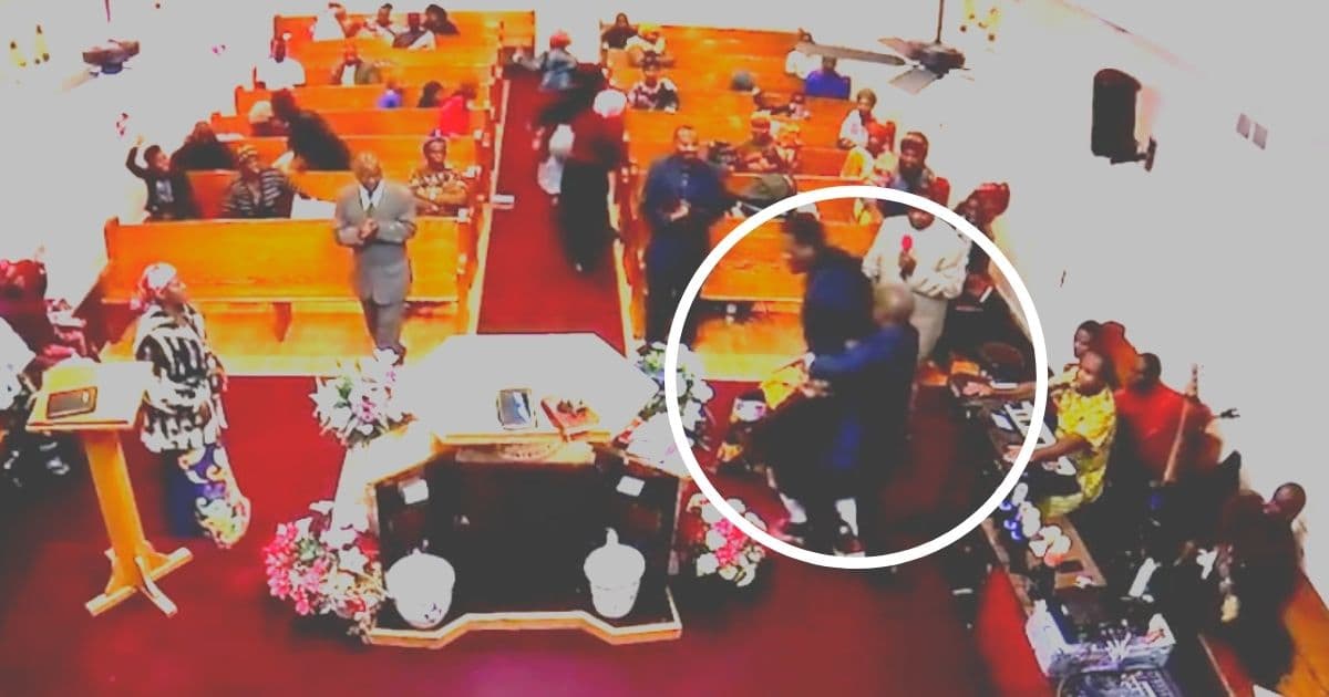 Watch: Gunman Storms Altar, Pastor Tackles Him and Seizes Back Control of Church