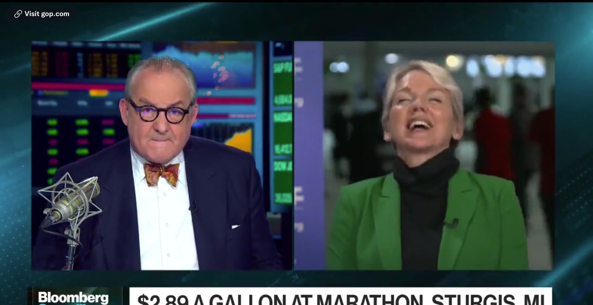 Watch: Bidenās Energy Secretary Laughs When Asked if There Is a Plan to Bring Gas Prices Down