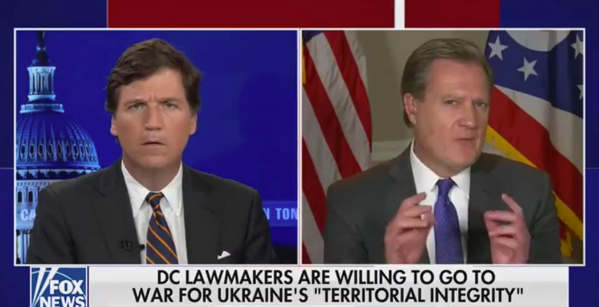 GOP Rep Tries to Explain to Tucker Carlson Why US Should Back Ukraine and Not Russia