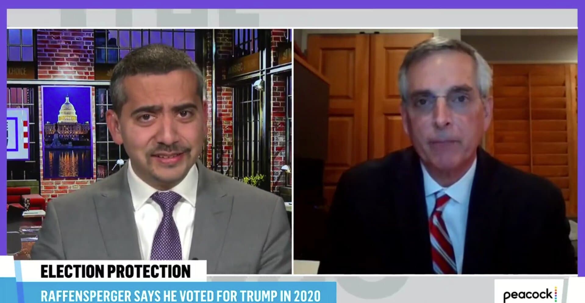 Raffensperger Does Not Rule Out Voting for Trump in 2024