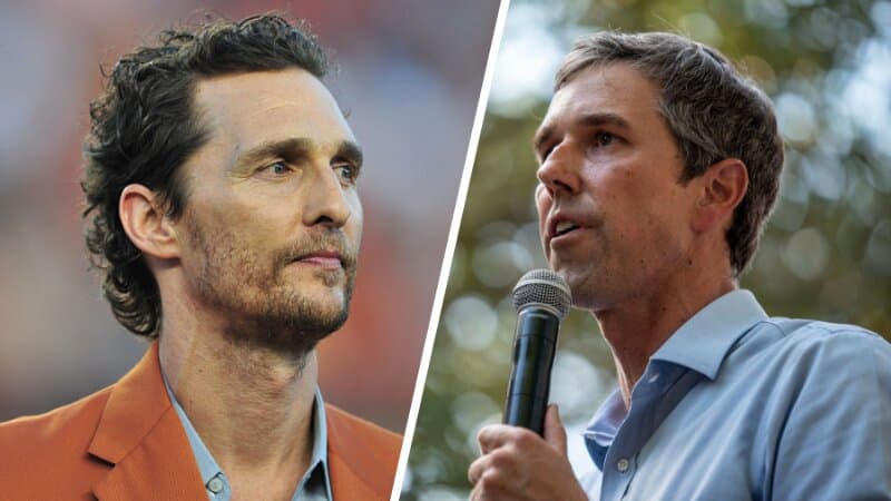 Poll Says Matthew McConaughey Would Crush O’Rourke in Contest for TX Governor