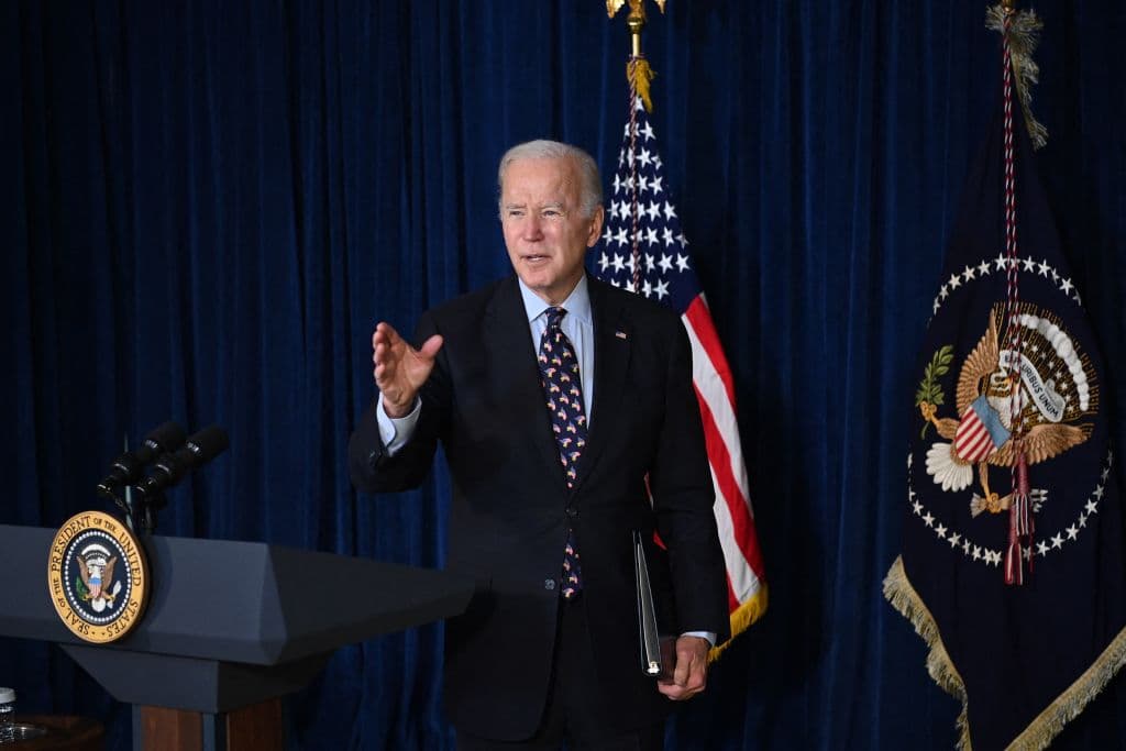 Watch: Presidentâs Speech Turns Into a Moment from SNL as Music Blares While Biden Talks