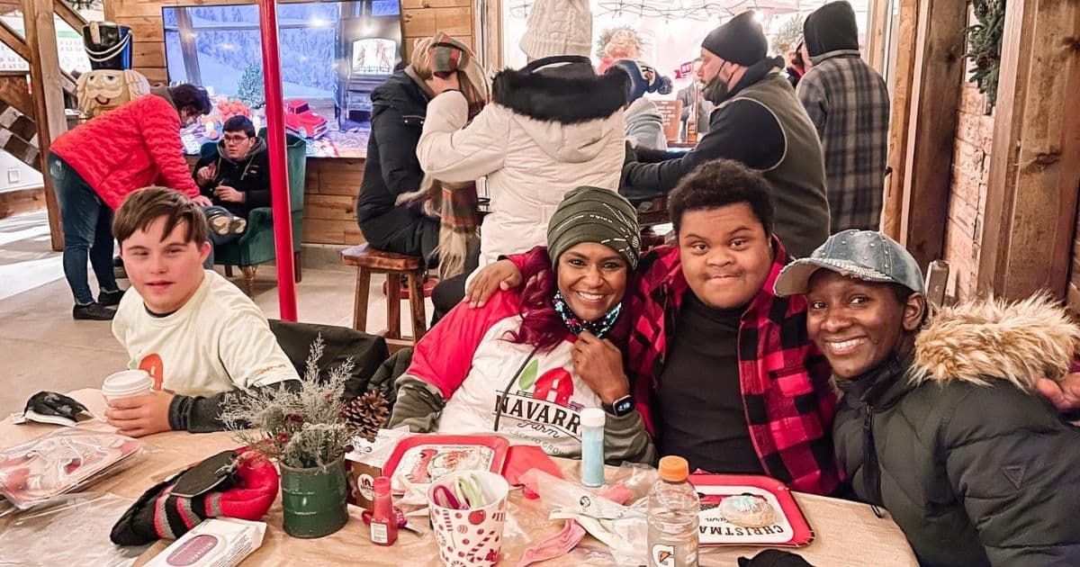 Educational Farm Throws Magical Christmas Party for People with Special Needs