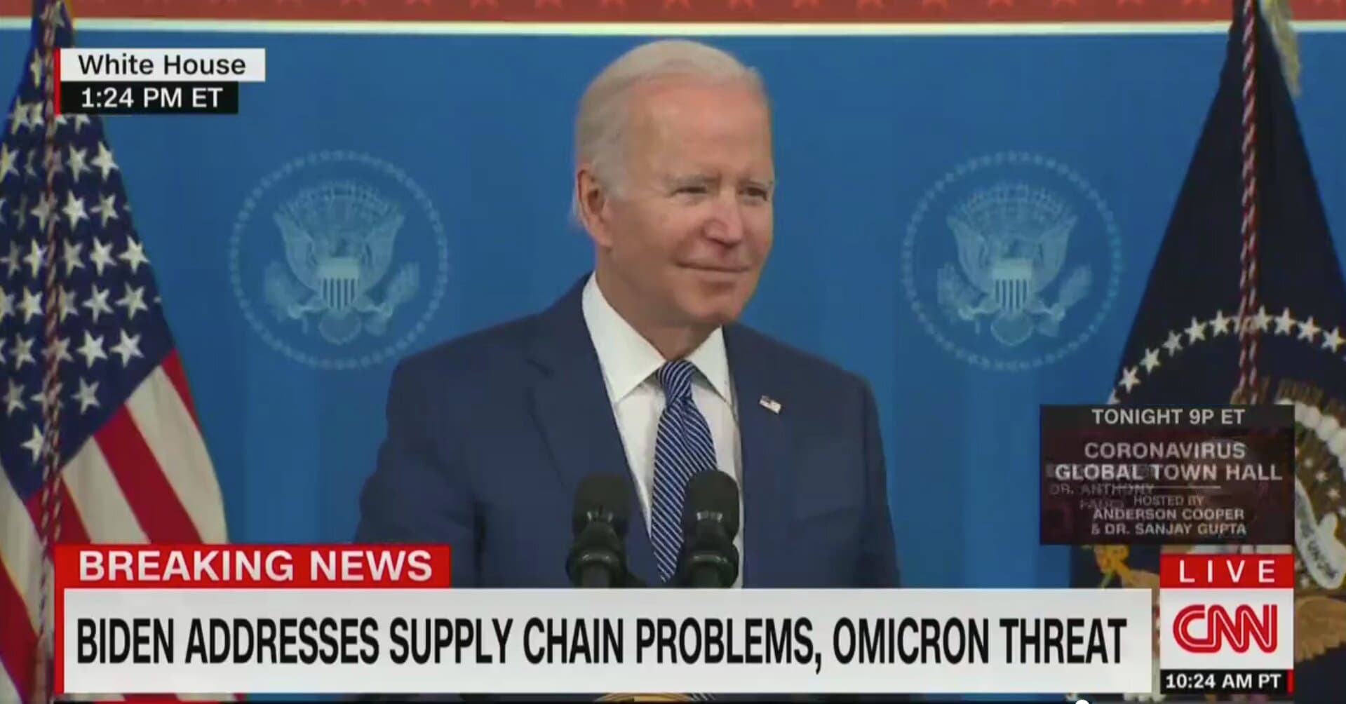 Biden Asked Whether He Thinks Trump Put Him at Risk During Presidential Debate