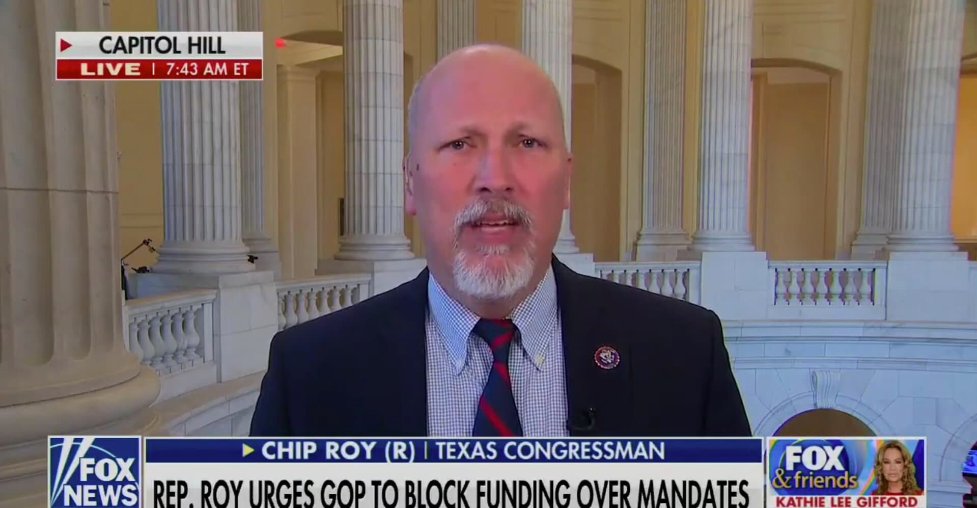 Rep. Chip Roy Urges GOP to Force a Government Shutdown Over Bidenās Vaccine Mandate