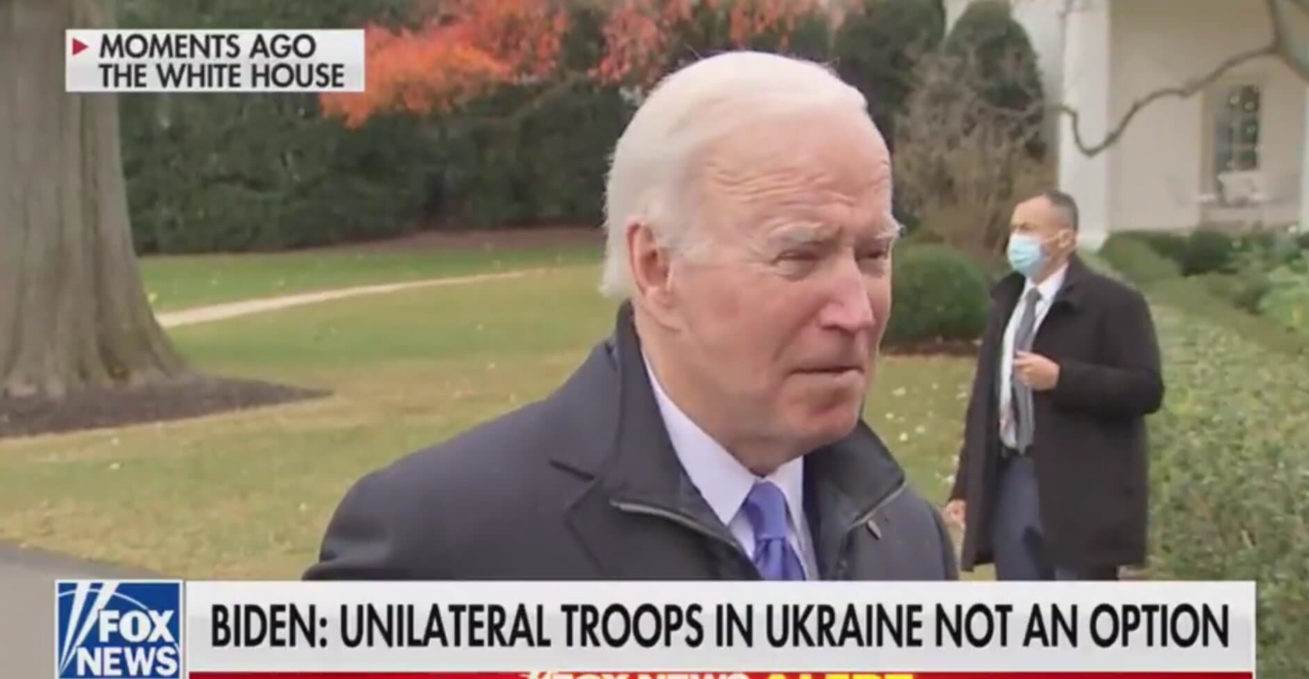 Biden Says US Is Not Considering Sending Troops to Ukraine