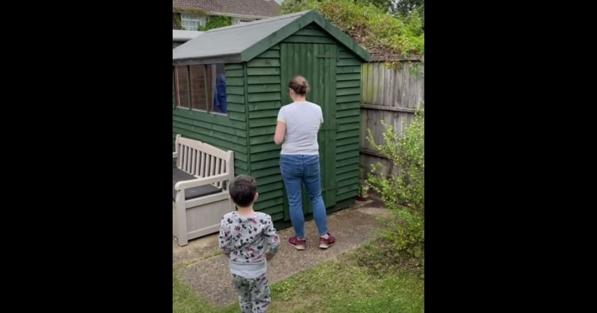Husband Creates Amazing Backyard Surprise for Wife – Stunning Video