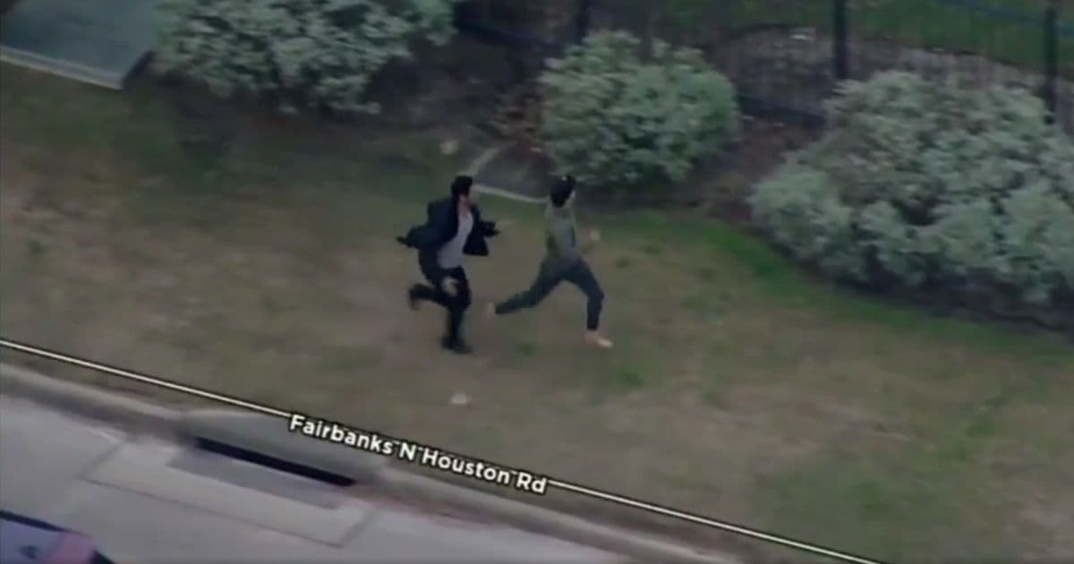 Watch: Former Track Star Hunts Down Suspect in Daring Chase