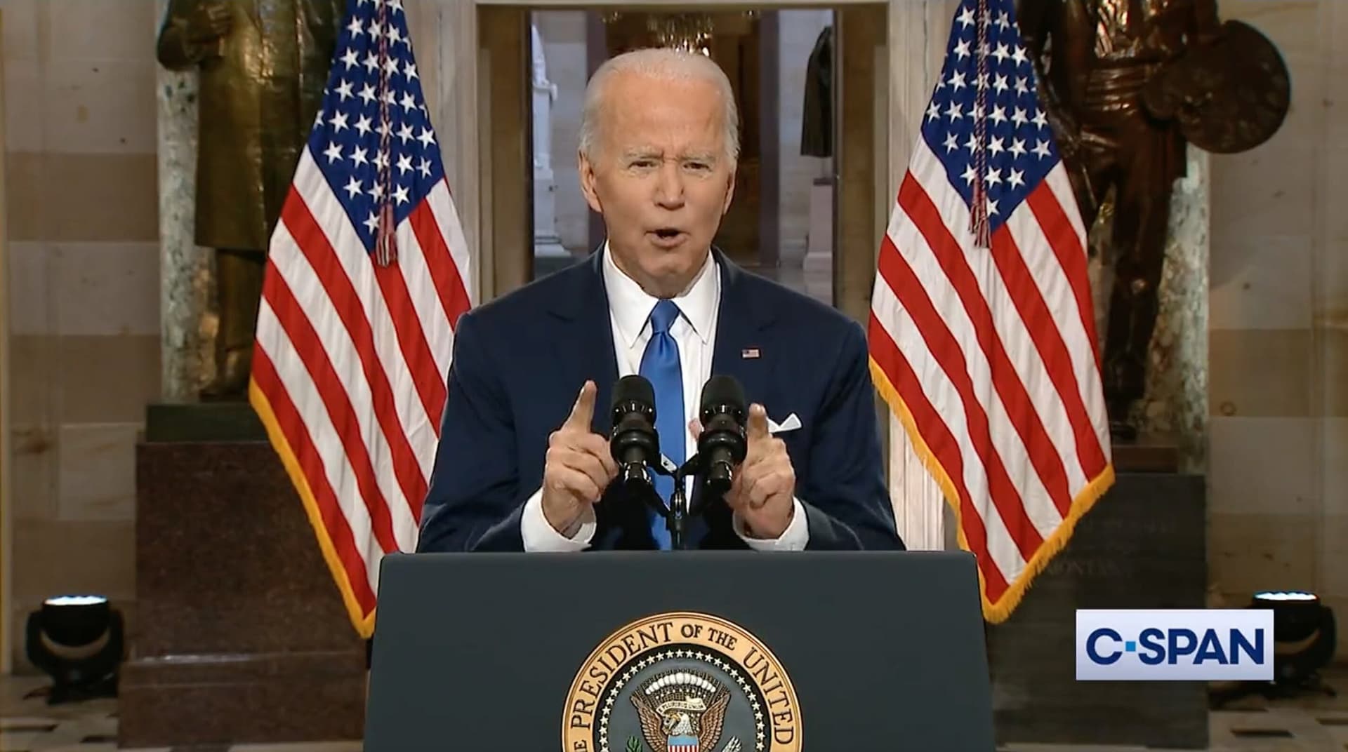 Biden Whacks Trump: āNot Just a Former President, Heās a Defeated Former Presidentā