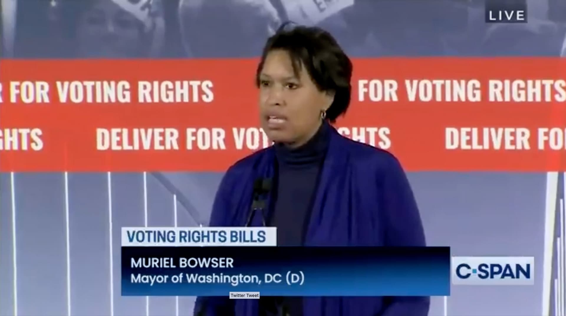 Muriel Bowser Claims Bidenās Agenda Would Not Be Stalled if DC Was Granted Statehood