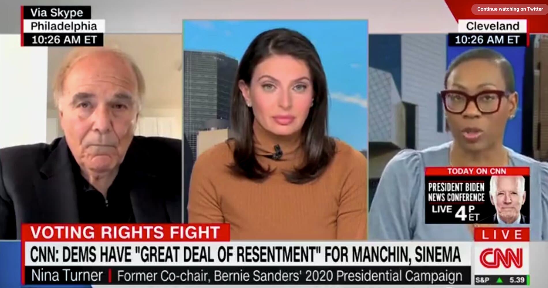CNN Guest Calls Sinema, Manchin and People âHiding Behindâ Them âExtremistsâ