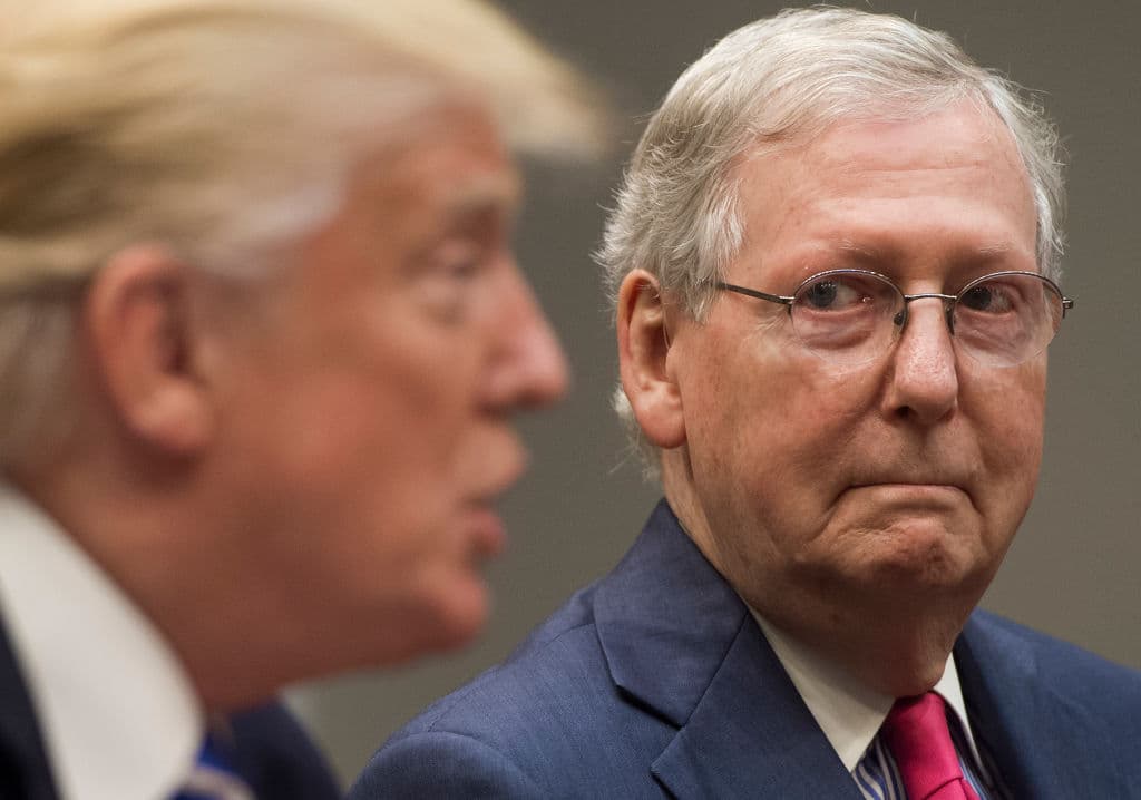 McConnell Jokes About Trumpâs âOld Crowâ Insult: âMy Favorite Bourbonâ