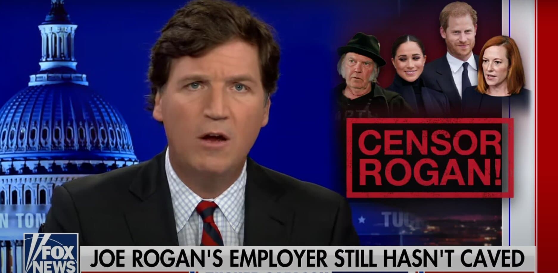 Tucker Carlson Blasts Psaki Over Comments About Joe Rogan Controversy: âYou Little Fascistâ