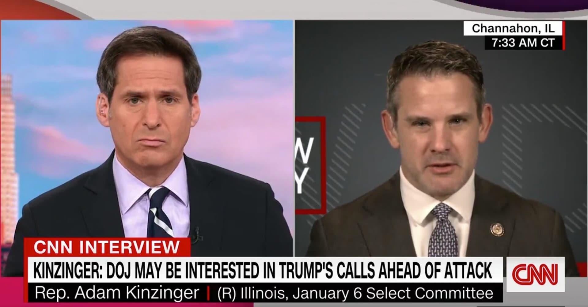 Kinzinger Ramps Up Criticism of Trump: I Will Tell My Son He Was the âWorst Presidentâ