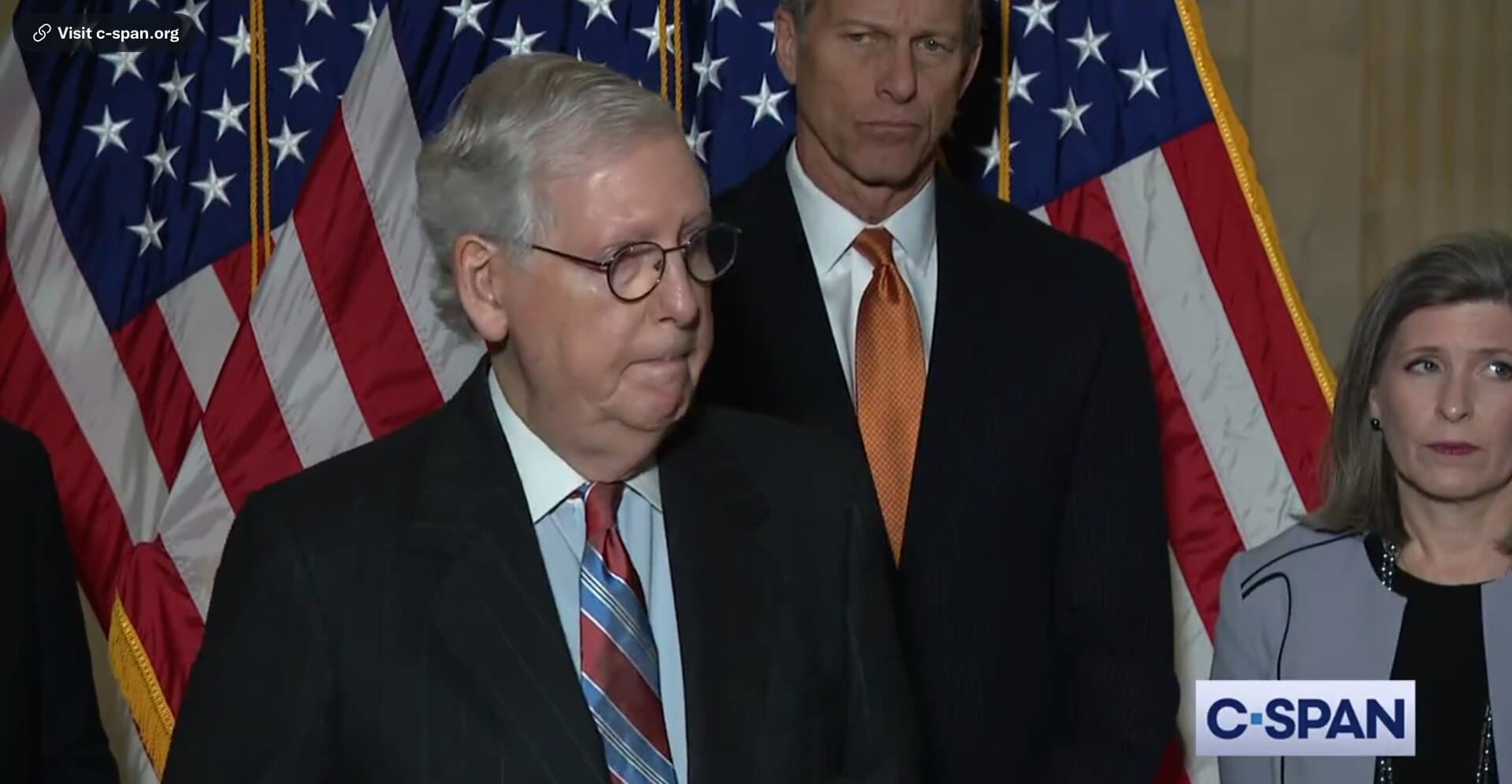 McConnell Reacts to RNC Censure of Cheney, Kinzinger