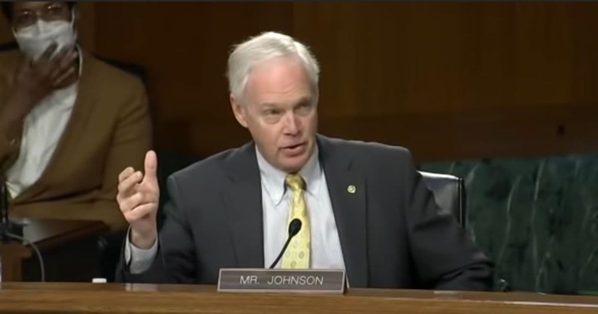 Ron Johnson Gets the Last Word When Biden Nominee Calls GOP Senator a âWhite Supremacistâ â Video