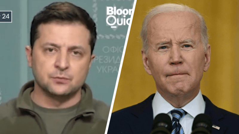 Ukraine President Appears to Swipe at Biden: âDefending Our State Aloneâ