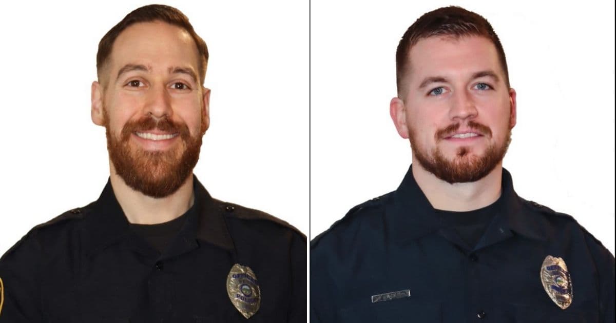 Officers Receive Award After Facing Armed Burglar and Getting Shot to Save Kids Hiding in Bathroom