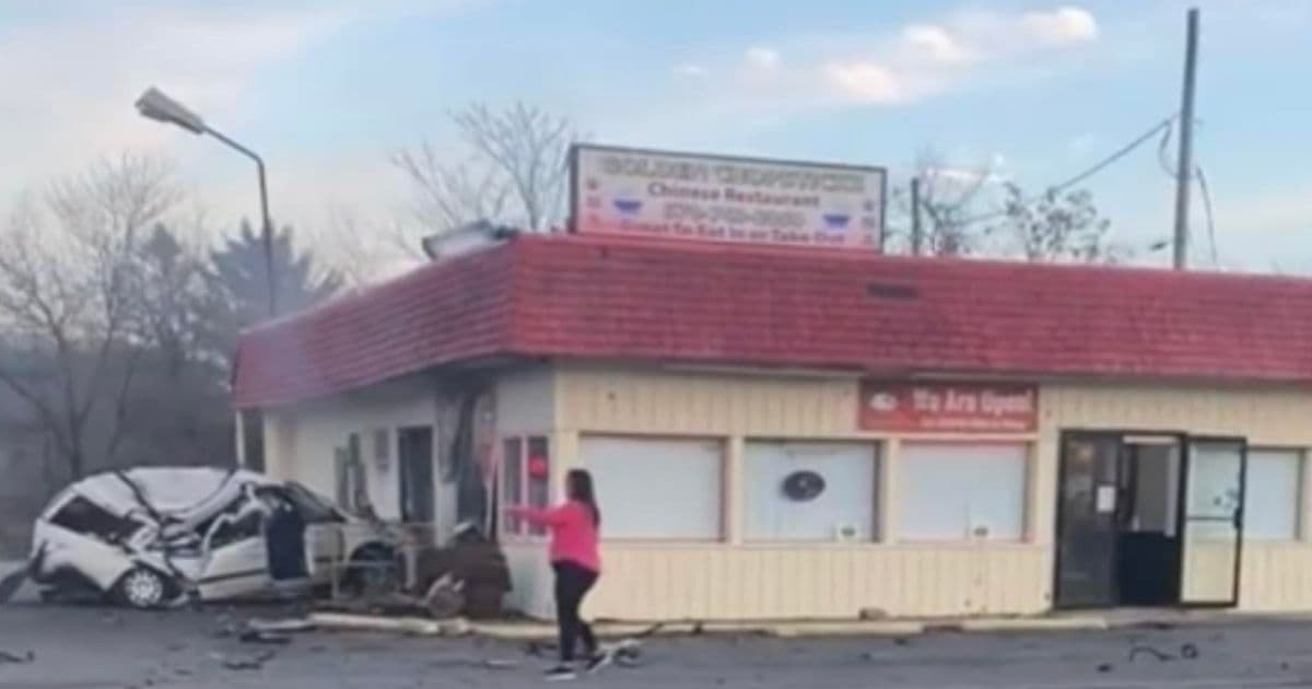 SUV Crashes Into Van, Lands in Unbelievable Spot: 'I Was Hysterical'