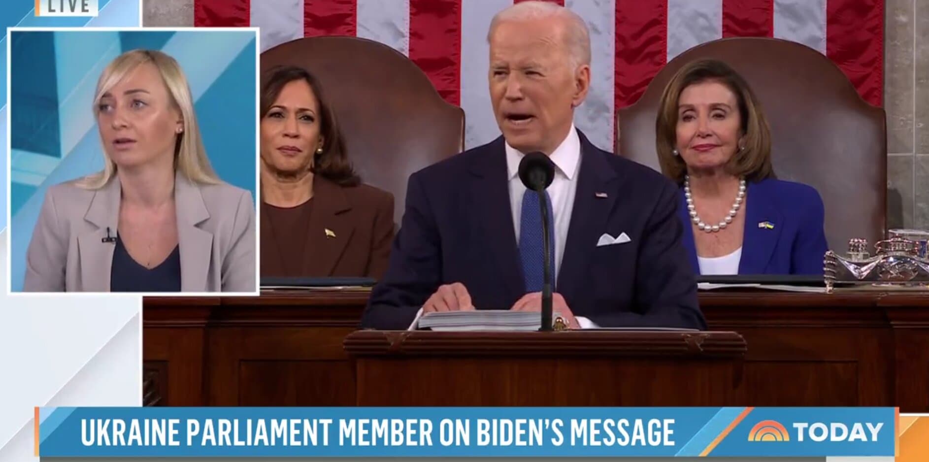 Member of Ukrainian Parliament Calls Biden’s SOTU Address a ‘Total Disappointment’