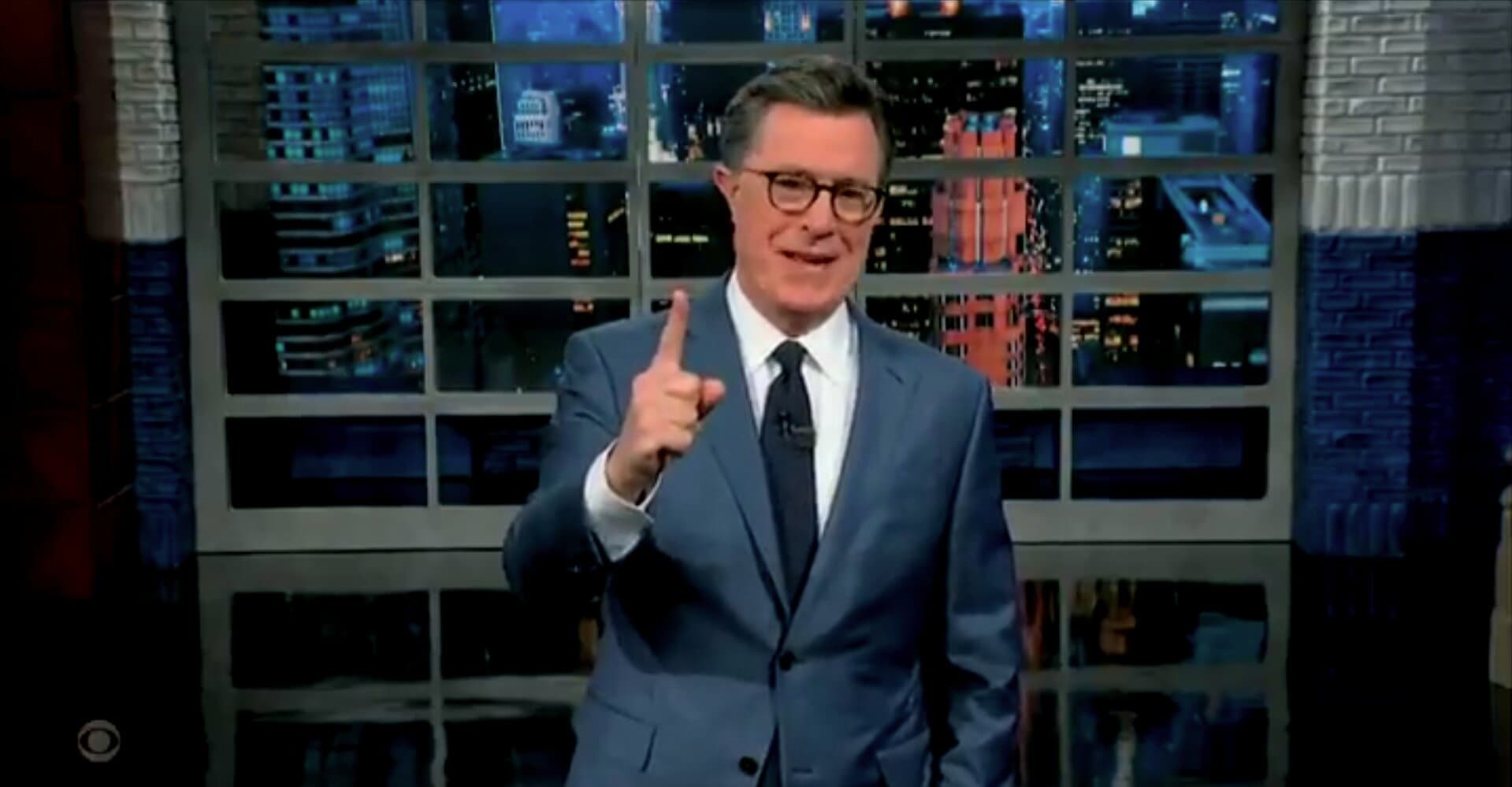Stephen Colbert Jokes About Slapping Fox Newsâ Peter Doocy for Asking Biden to Clarify Russia Comments