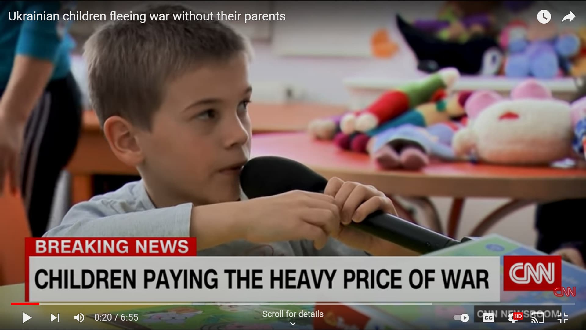 CNN Meets With Children and Teachers Who Fled Ukraine: âI Want to Be an Americanâ