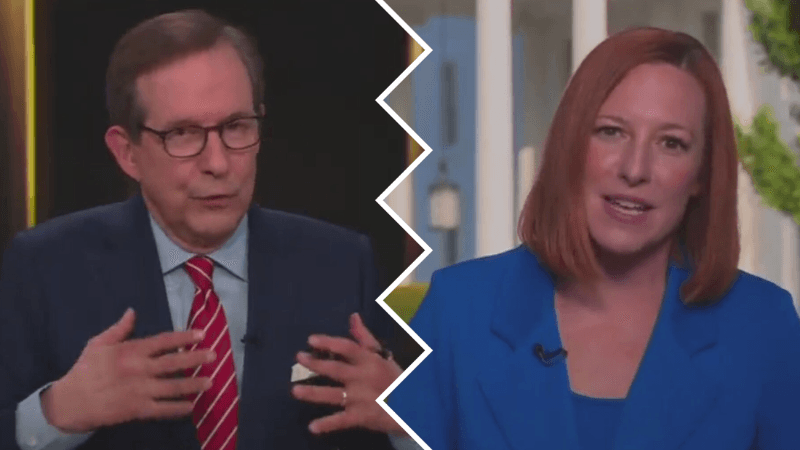 Psaki Bristles When Chris Wallace Confronts Her About Biden Being âSo Shelteredâ From the Press