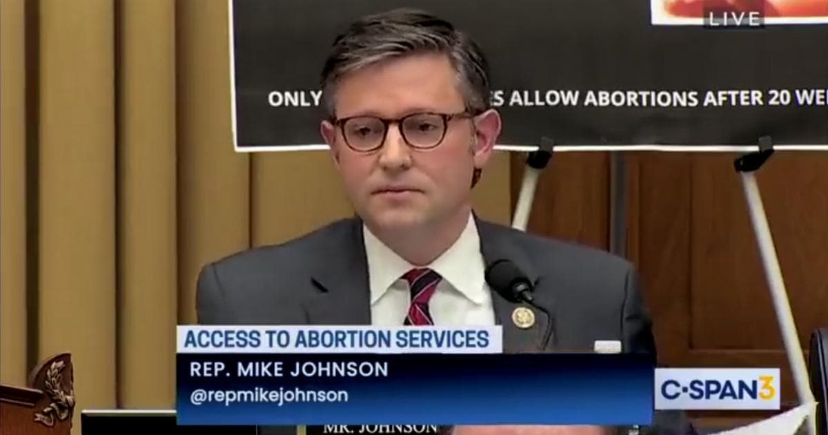 Priceless: Watch the Man Behind Pro-Abortion Witness When GOP Rep Nails Her With Question on Killing 2-Year-Olds