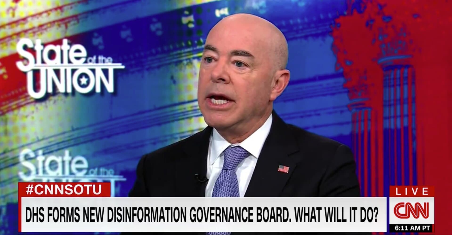 DHS Secretary Dismisses Concerns About Disinformation Board and Its âEminently Qualifiedâ Leader