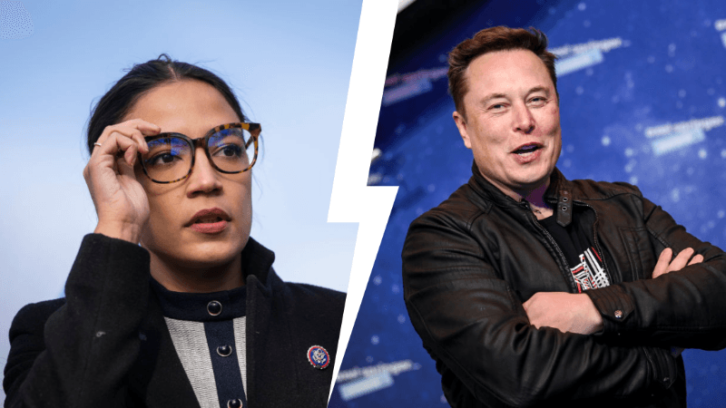 Elon Musk Tells AOC to ‘Stop Hitting on Me’ After Apparent Criticism of His Twitter Purchase