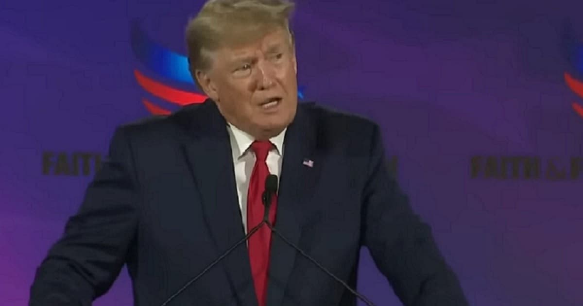 Trump's Best Speech Ever? 90-Second Clip from Friday May Be the Best Trump Footage We've Ever Seen – We Worship God, Not Gov't