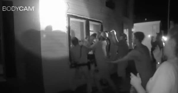 Video: Hero Officers Catch Multiple Kids as They Jump from Second Story During Apartment Fire