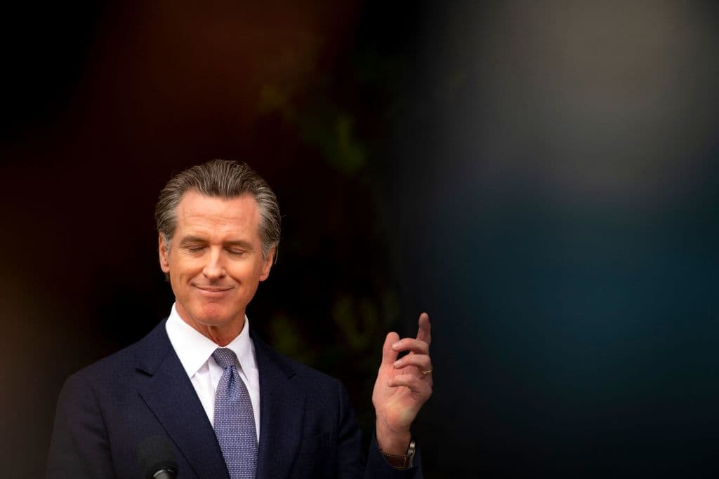 Gavin Newsom Blasted as 'Hypocrite' After Getting Caught Vacationing in Location on California's State-Funded Travel Ban List